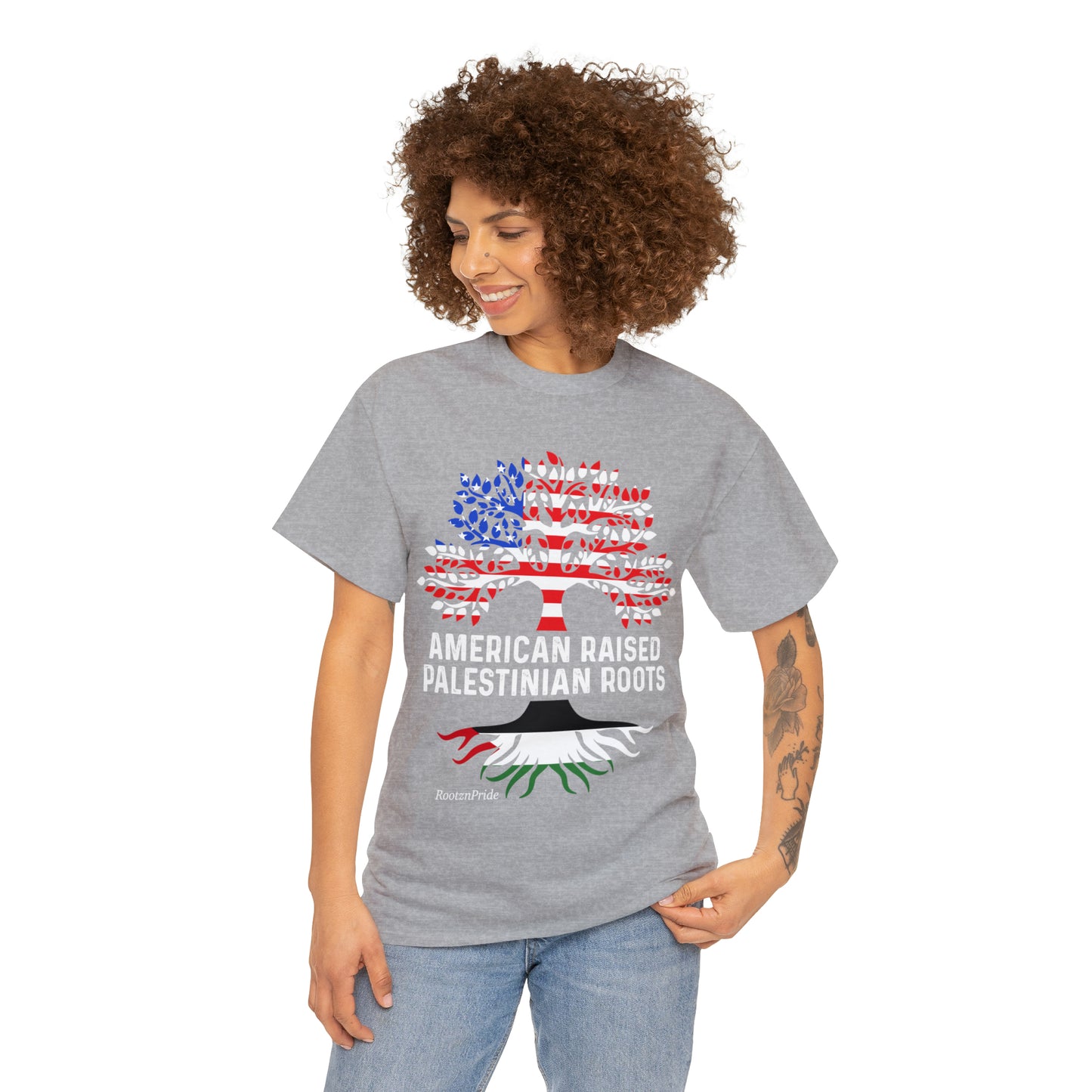 Palestinian Roots Design 4: Adult T-Shirt