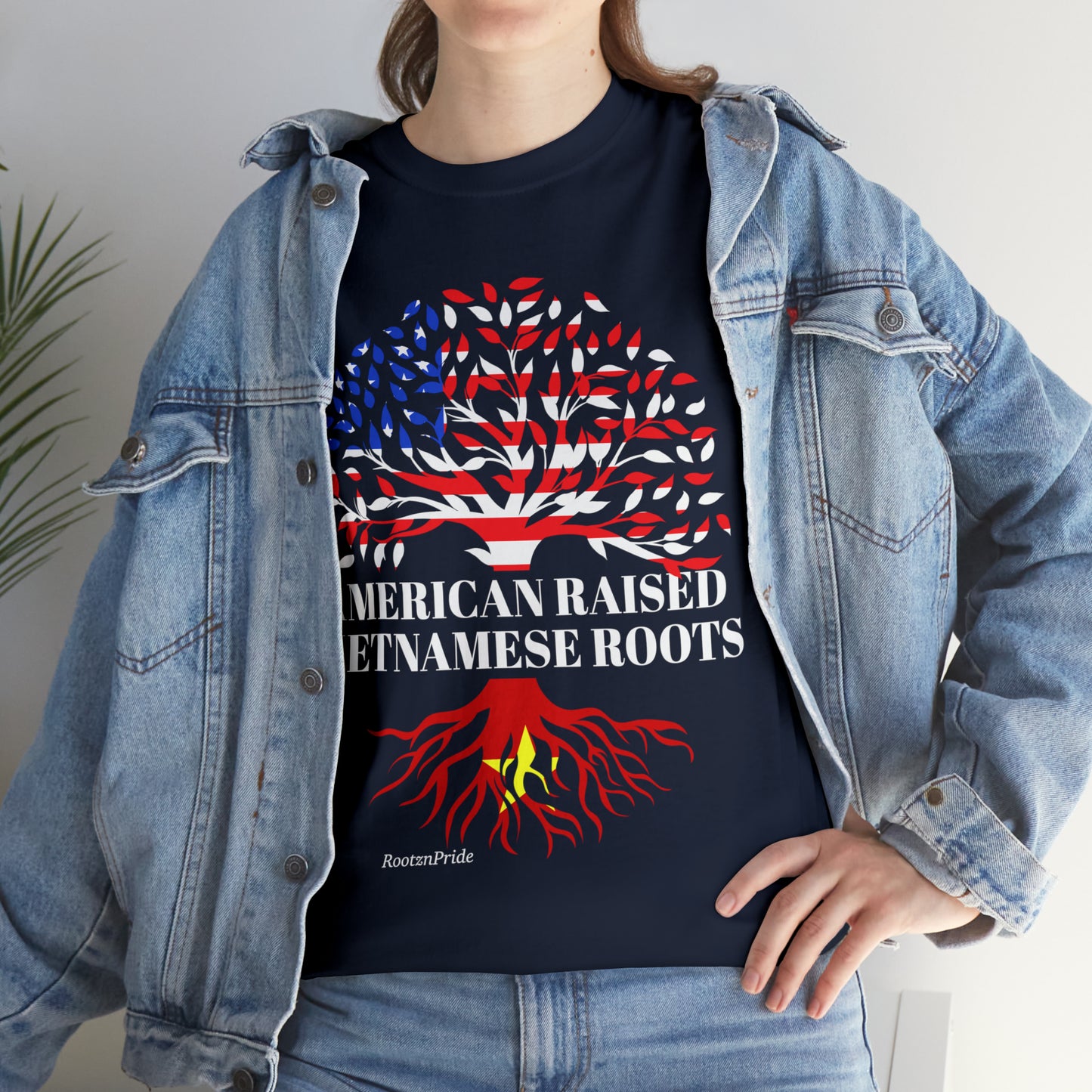 Vietnamese Roots Design 2: Adult T-Shirt