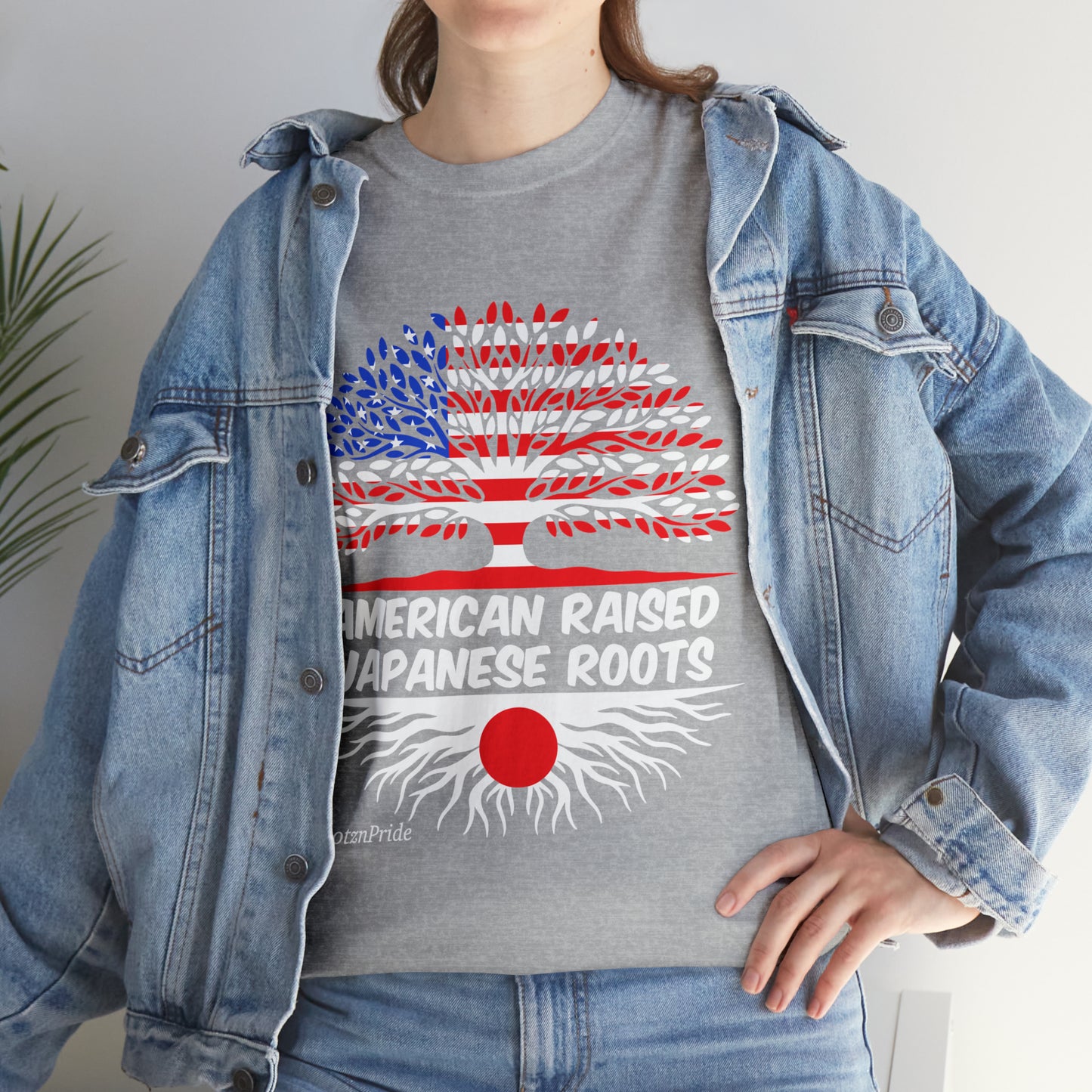 Japanese Roots Design 1: Adult T-Shirt