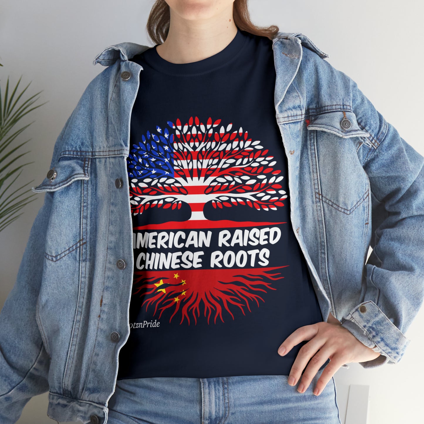 Chinese Roots Design 1: Adult T-Shirt