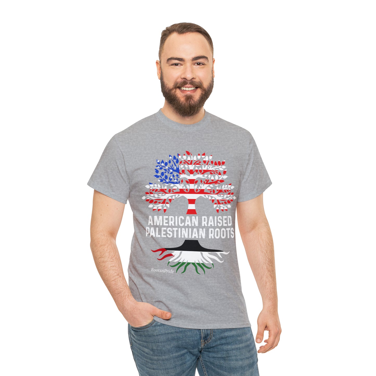 Palestinian Roots Design 4: Adult T-Shirt