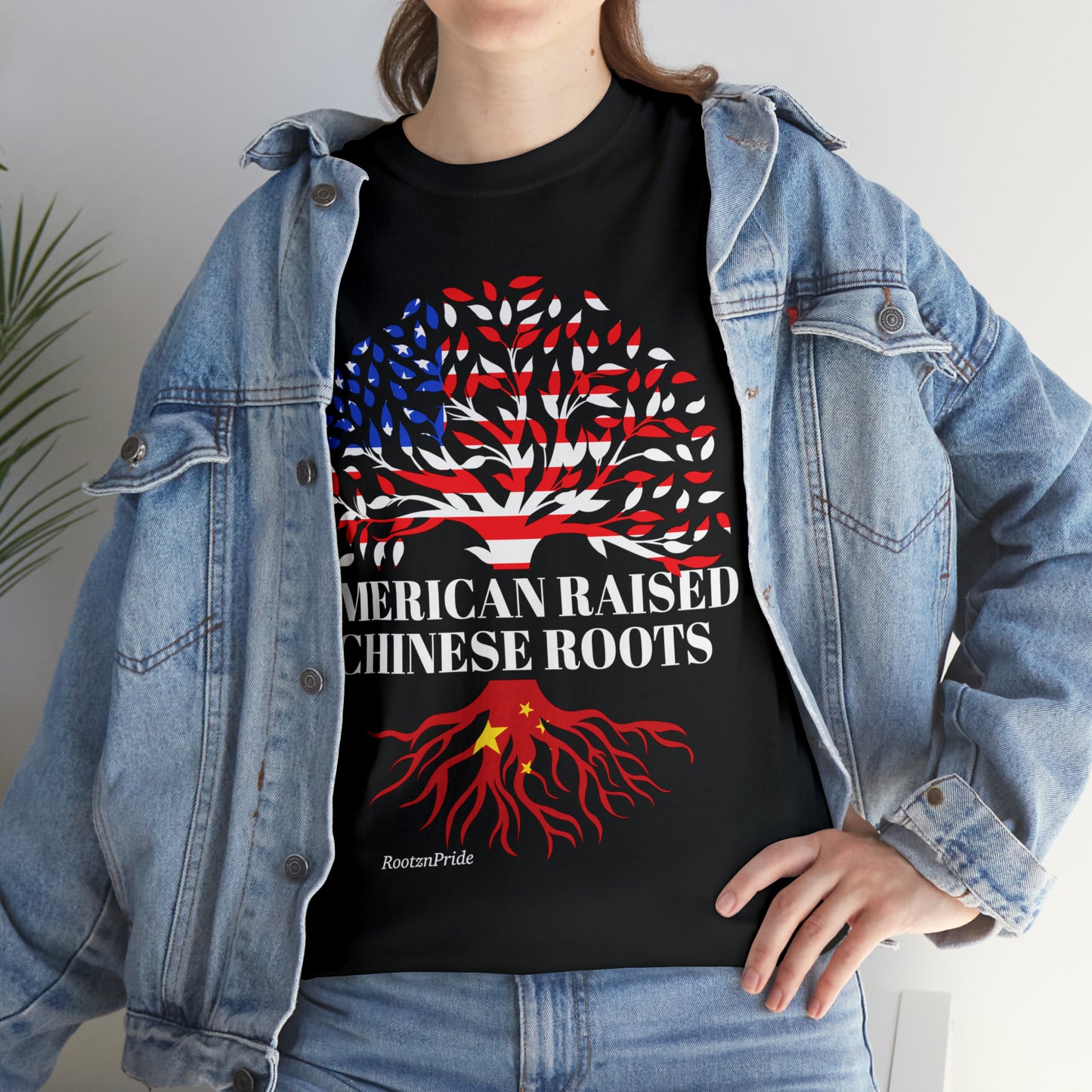 Chinese Roots Design 2: Adult T-Shirt