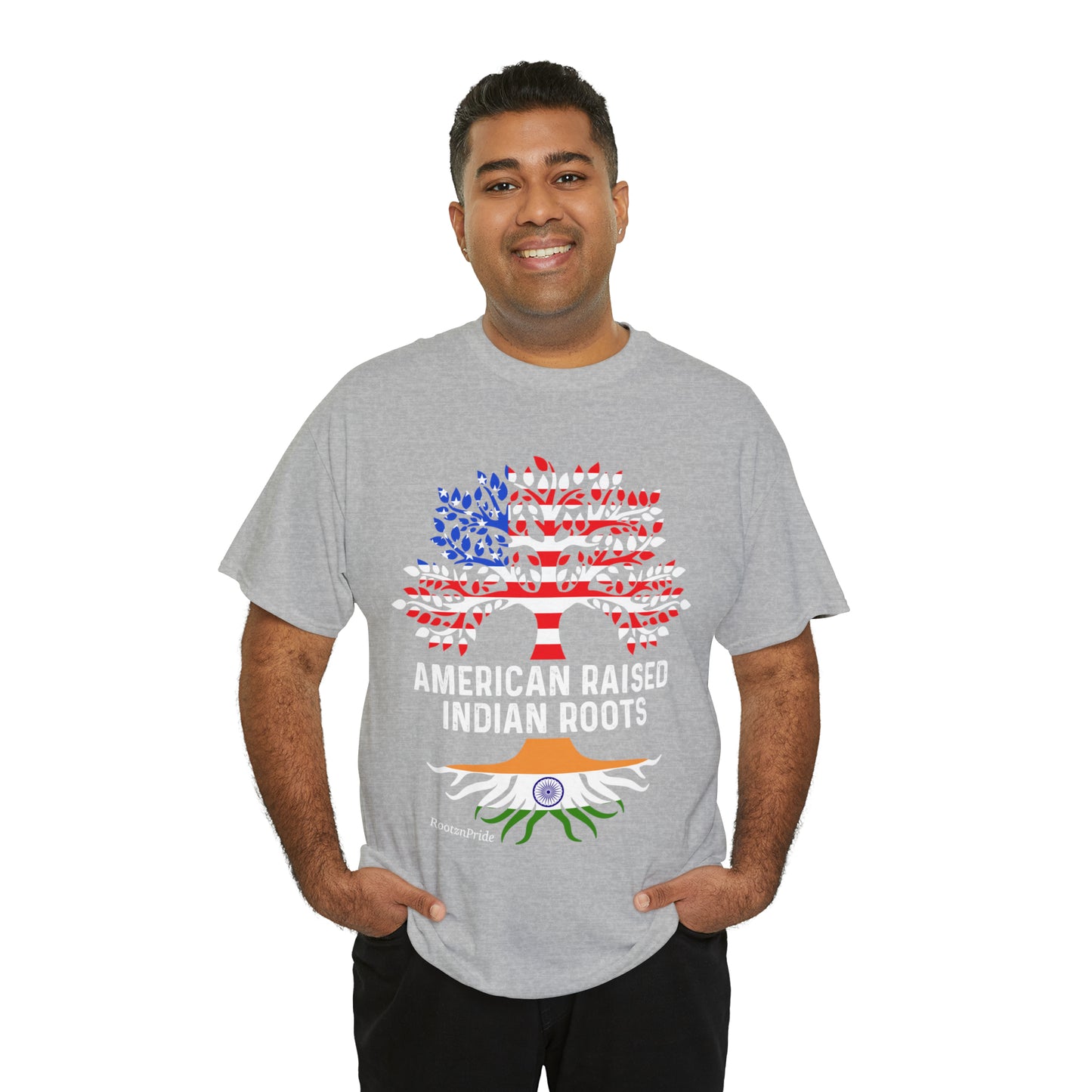 Indian Roots Design 4: Adult T-Shirt