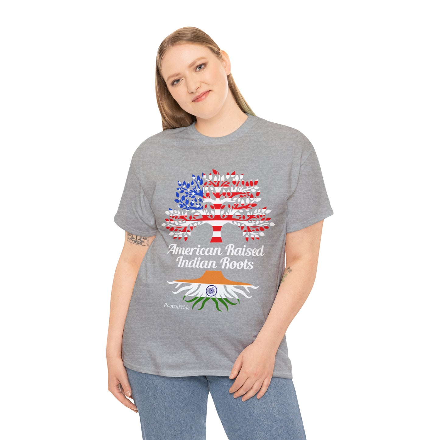 Indian Roots Design 5: Adult T-Shirt