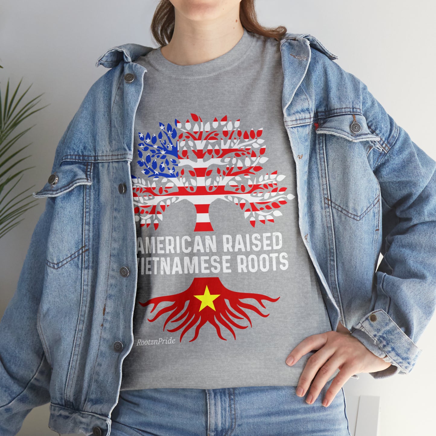Vietnamese Roots Design 4: Adult T-Shirt