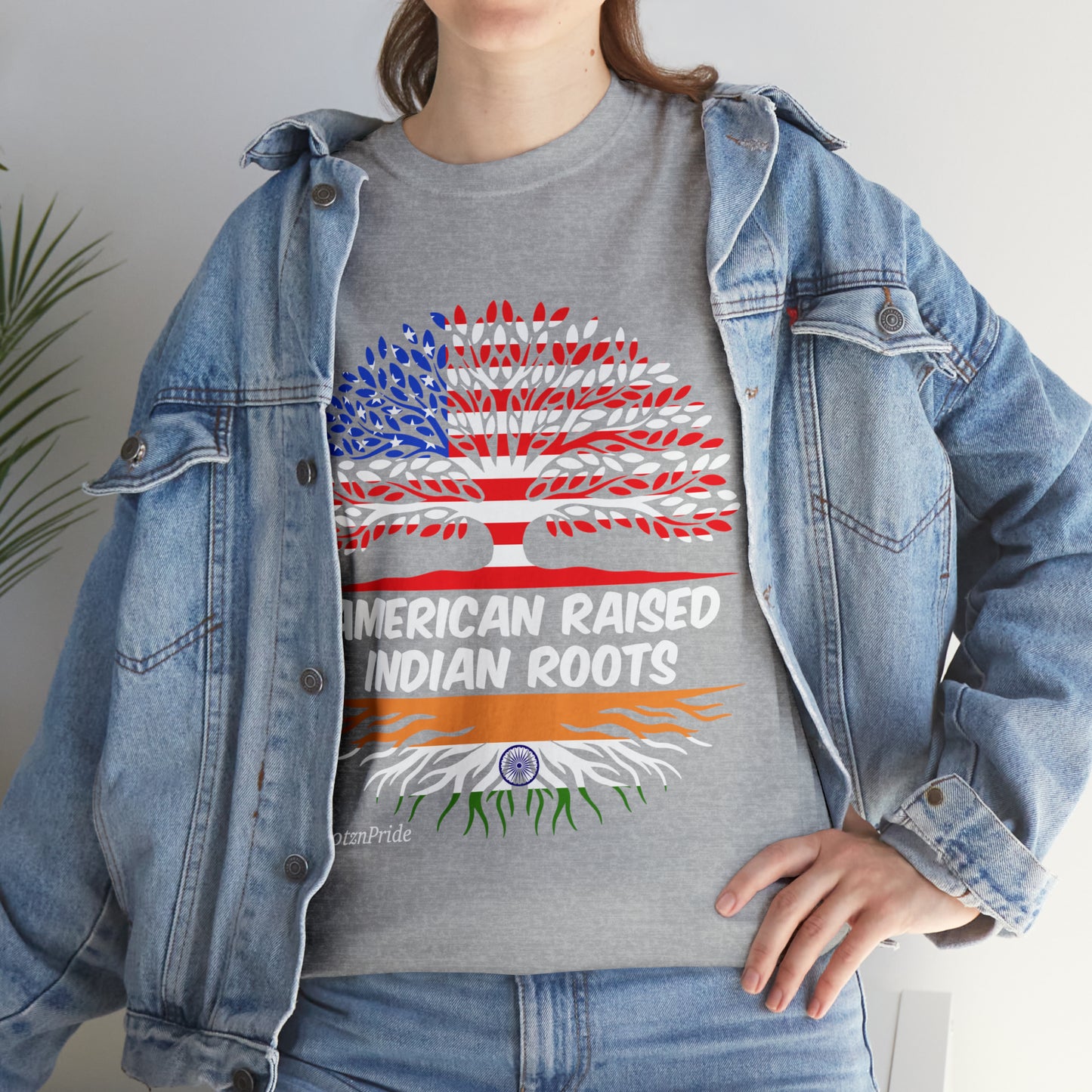 Indian Roots Design 1: Adult T-Shirt