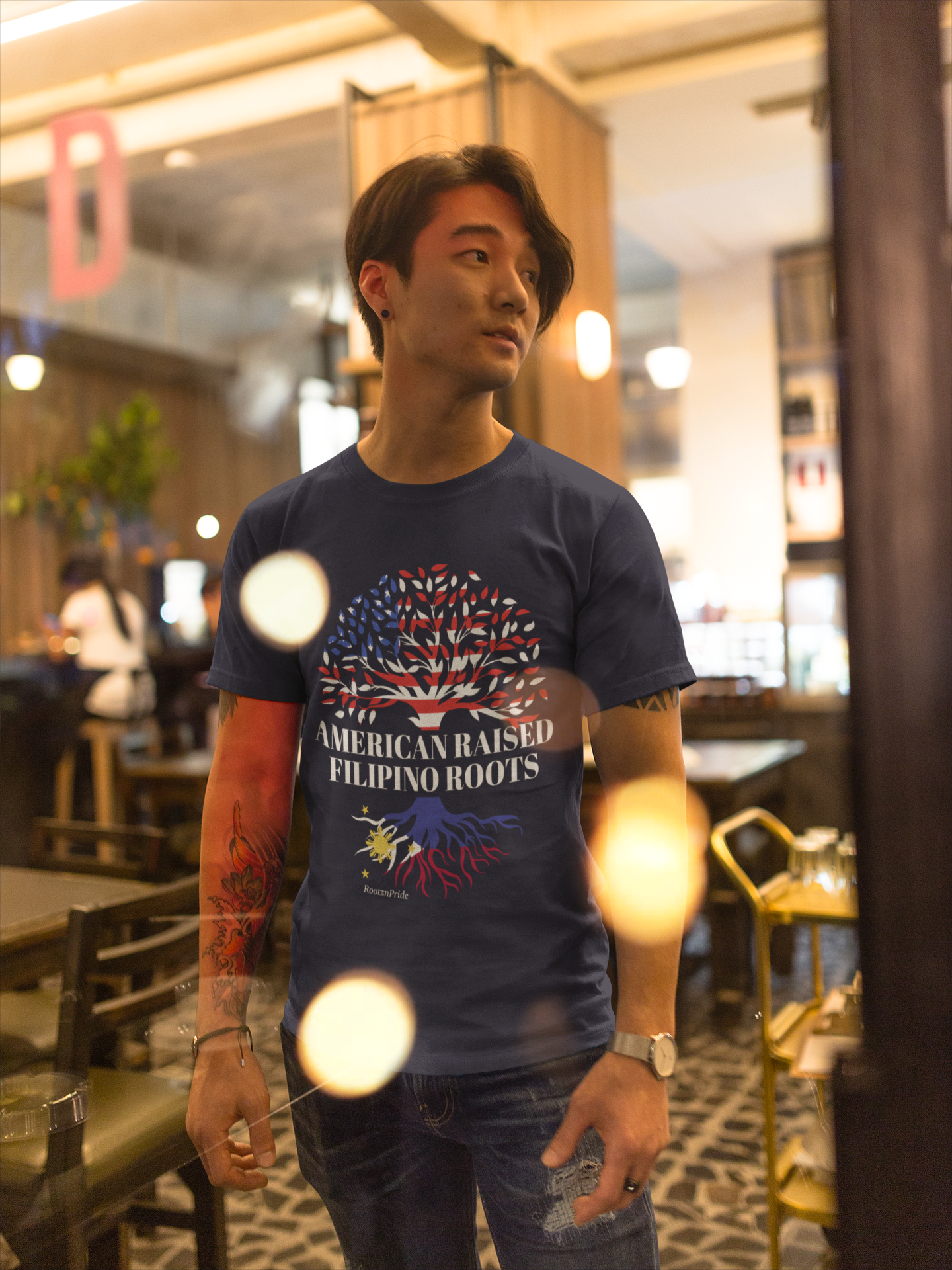 Filipino Roots Design 2: Adult T-Shirt