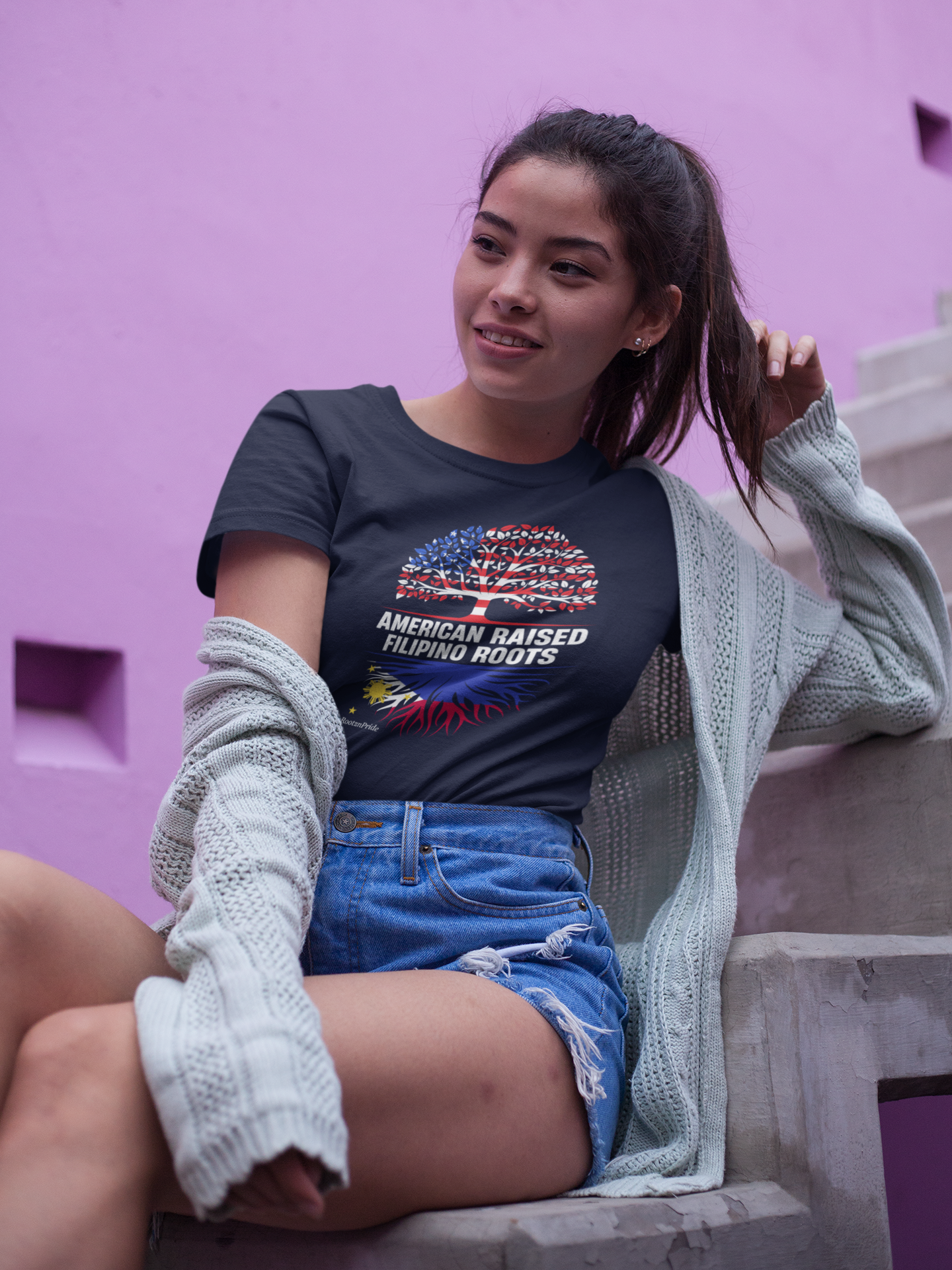 Filipino Roots Design 3: Adult T-Shirt