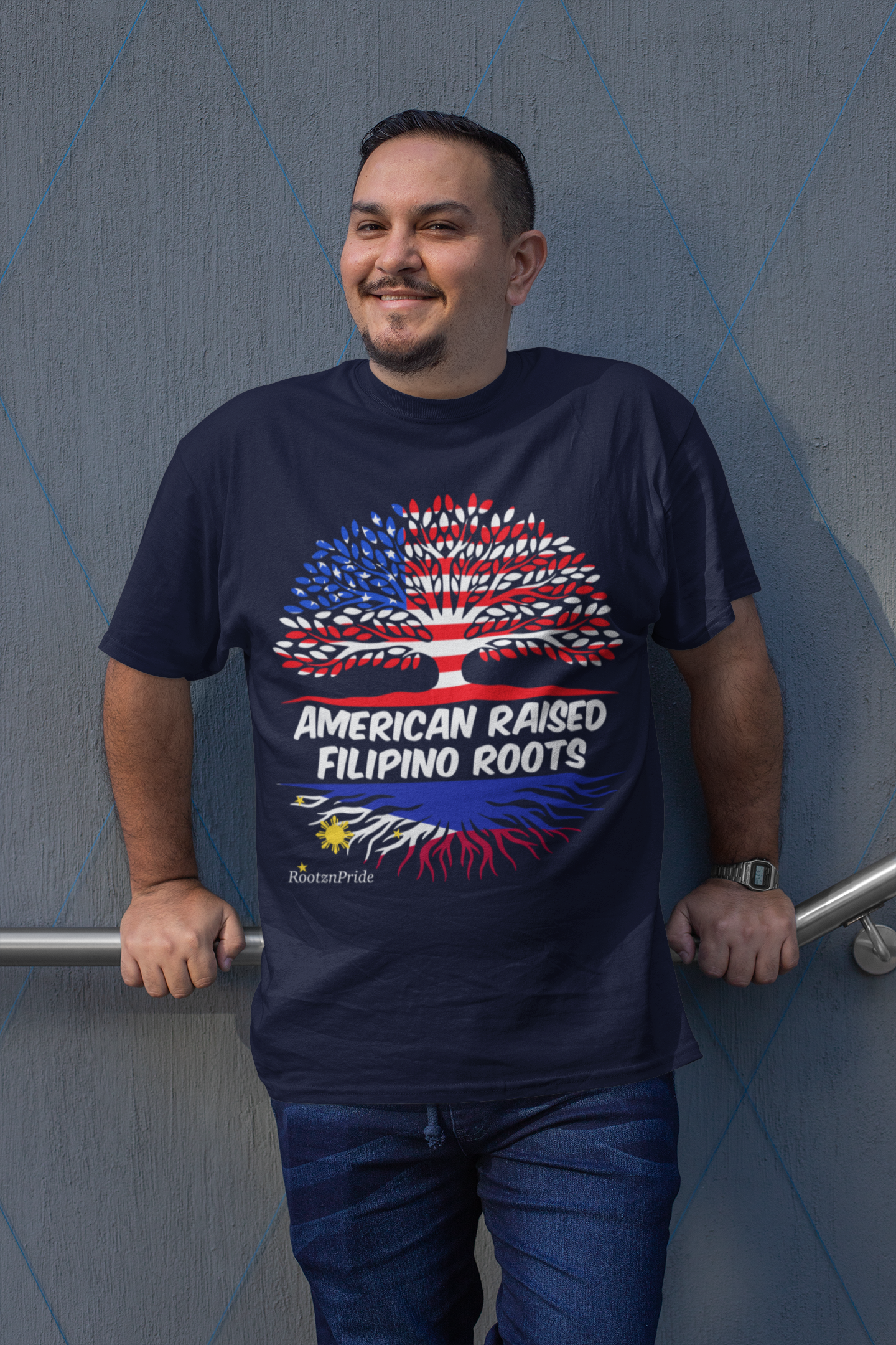 Filipino Roots Design 1: Adult T-Shirt